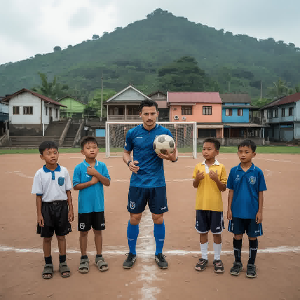 Kisah Inspiratif: Atlet Sepak Bola Dampingi Anak-Anak di Daerah Terpencil
